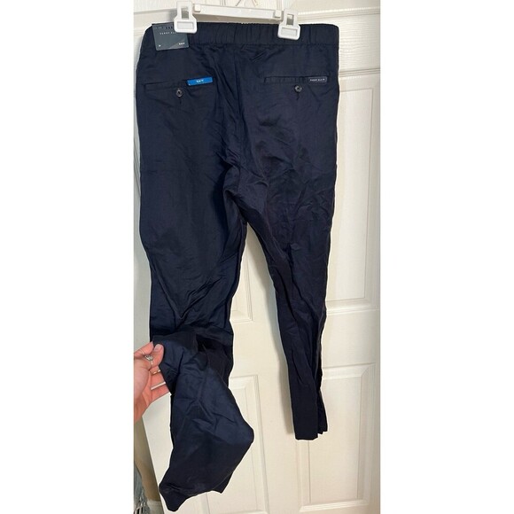 Perry Ellis Linen Blend Drawstring Mens Pant - Picture 8 of 10